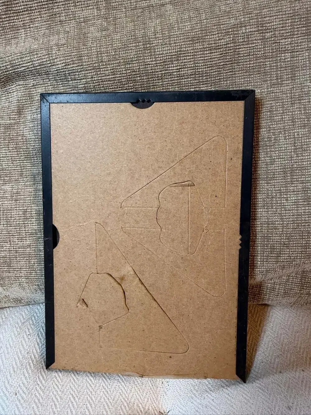 Vintage Black and Gold Trim Picture Frame